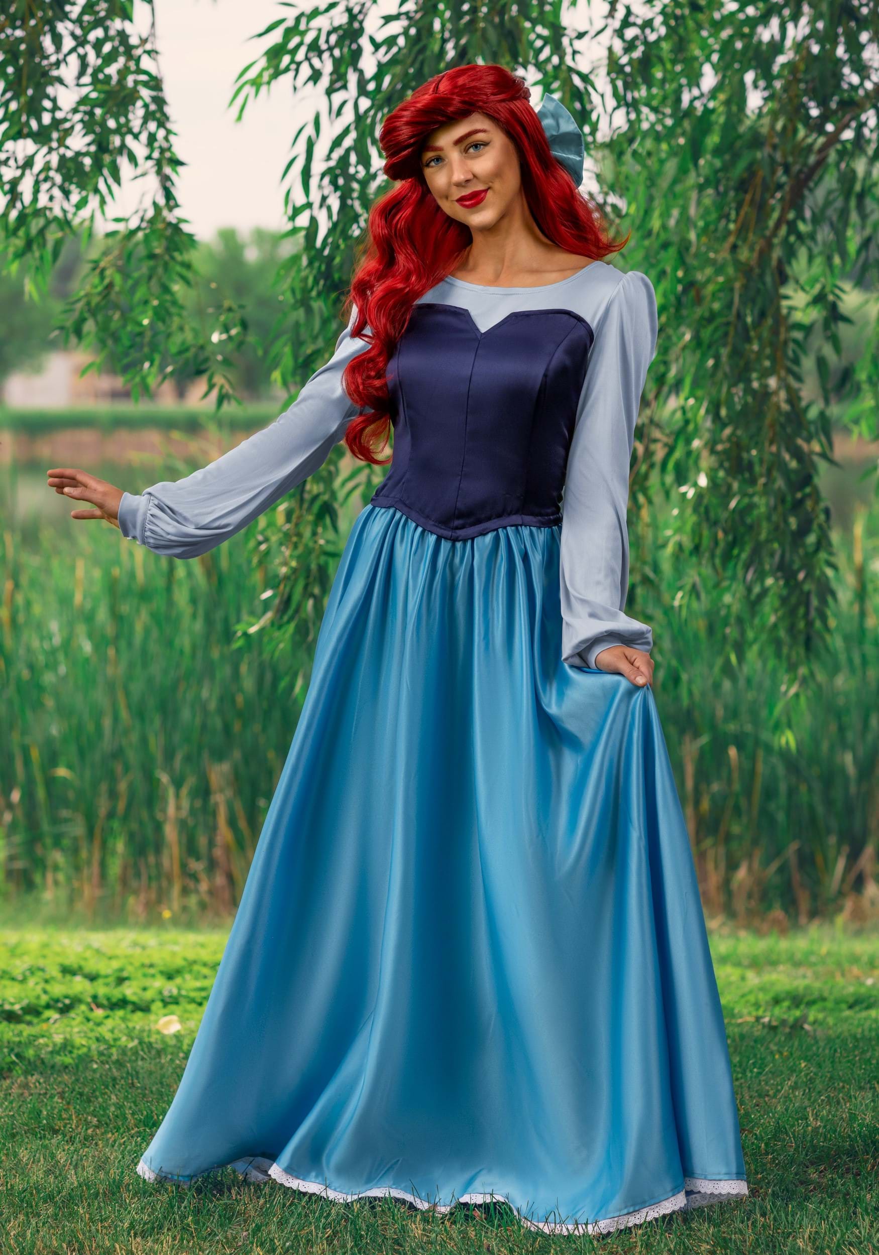 Ariel blue dress cosplay pattern