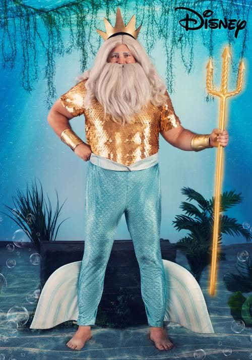 Plus size king triton costume