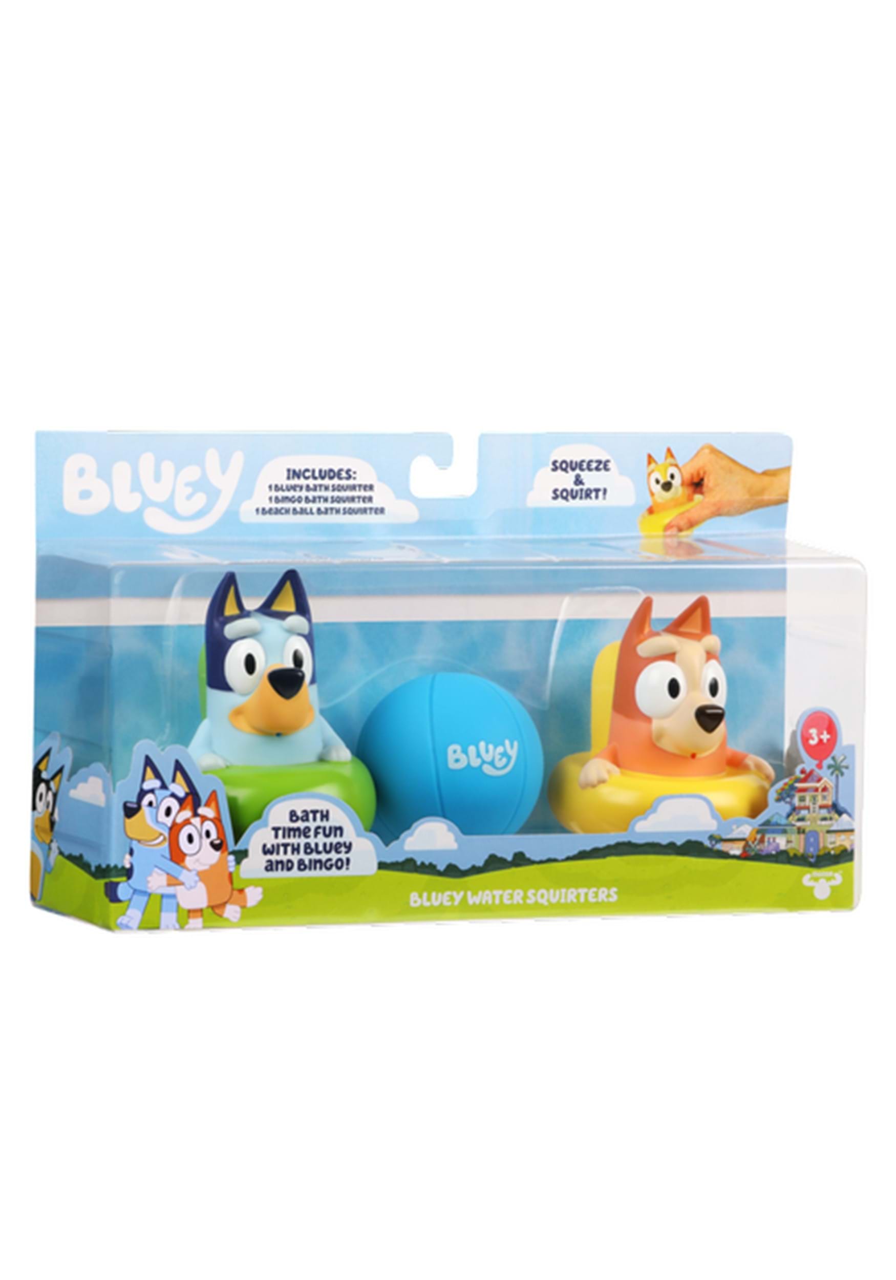 3 Pack of Bluey Bath Squirters