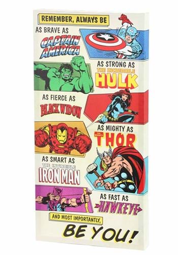 Avengers Be You Inspiriational 12 24 Canvas Wall update