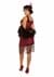 Women's Red Va-Va Voom Flapper Costume Alt 1