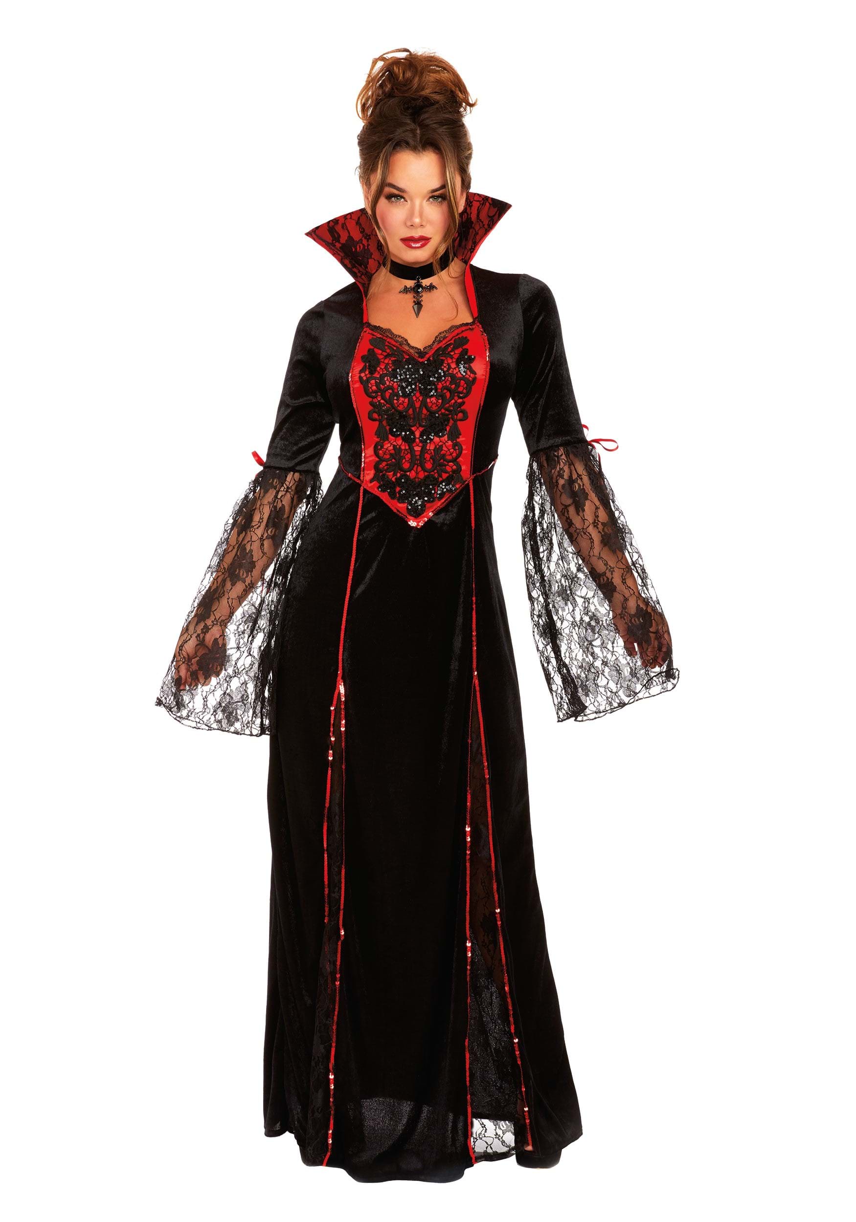 Photos - Fancy Dress Dreamgirl Vampira Women's Costume Black/Red DR12271