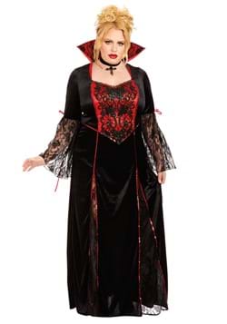 Womens Plus Size Vampira Costume Dress