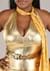 Women's gold Disco Fox Adult Costume Alt 3