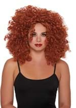 Womens Red Curly Wig alt 2