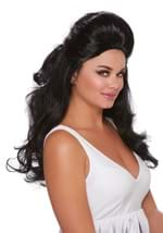 Women's Black Bouffant Wig Alt 2