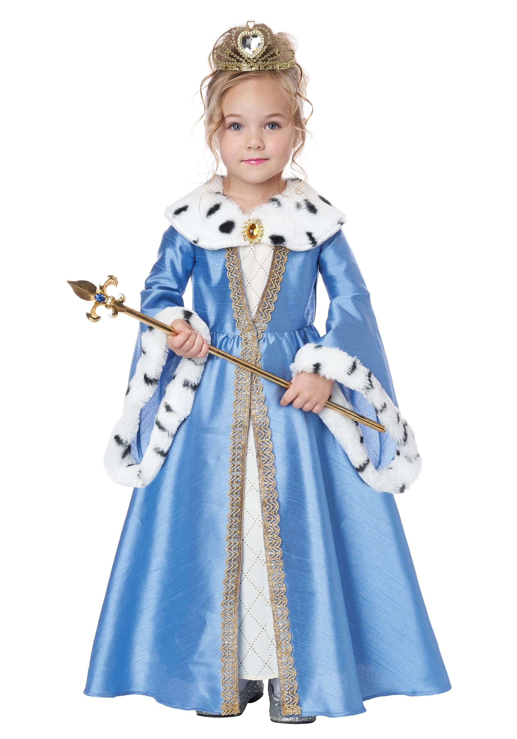 Girls Little Queen Toddler Costume