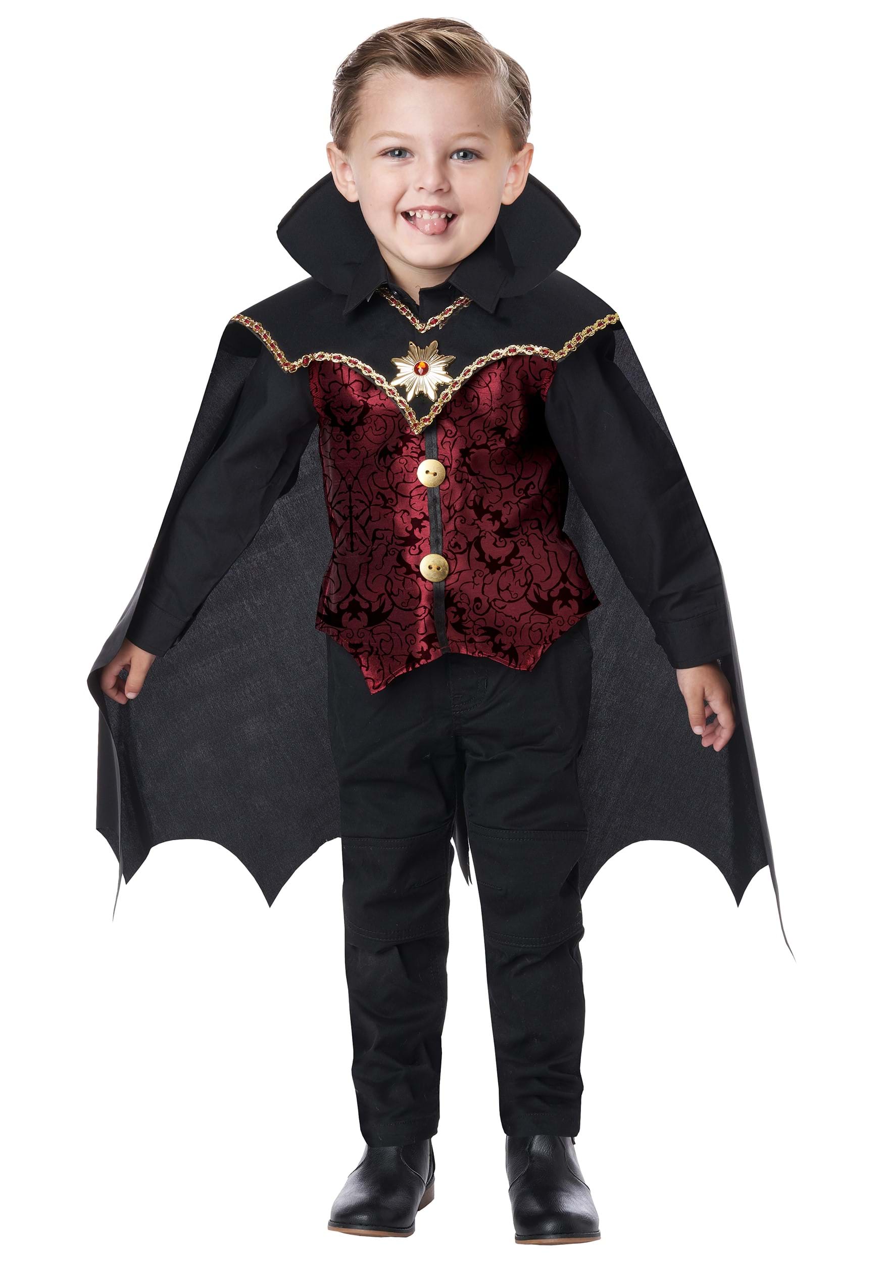 Photos - Fancy Dress California Costume Collection Swanky Vampire Toddler Costume Black/Red