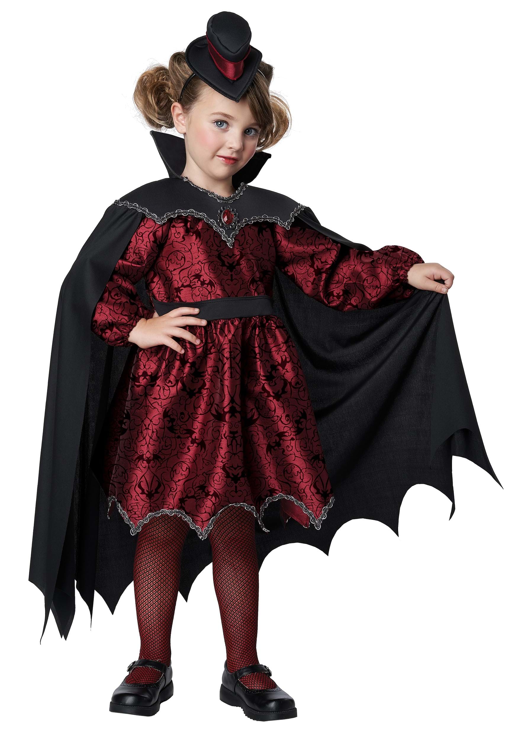 Girls Posh Vampire Toddler Costume Dress