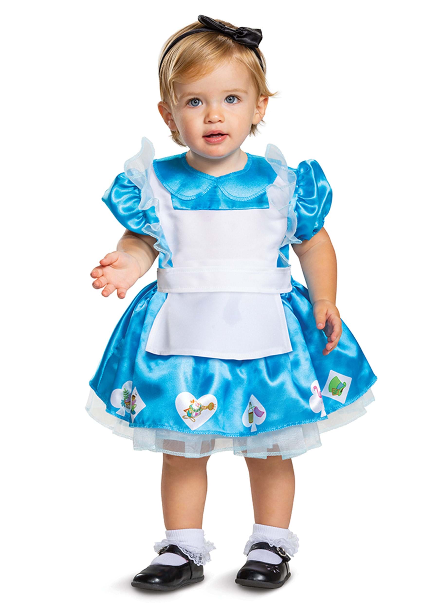 Photos - Fancy Dress Alice Disguise Infant  in Wonderland  Costume Black/Blue/White 