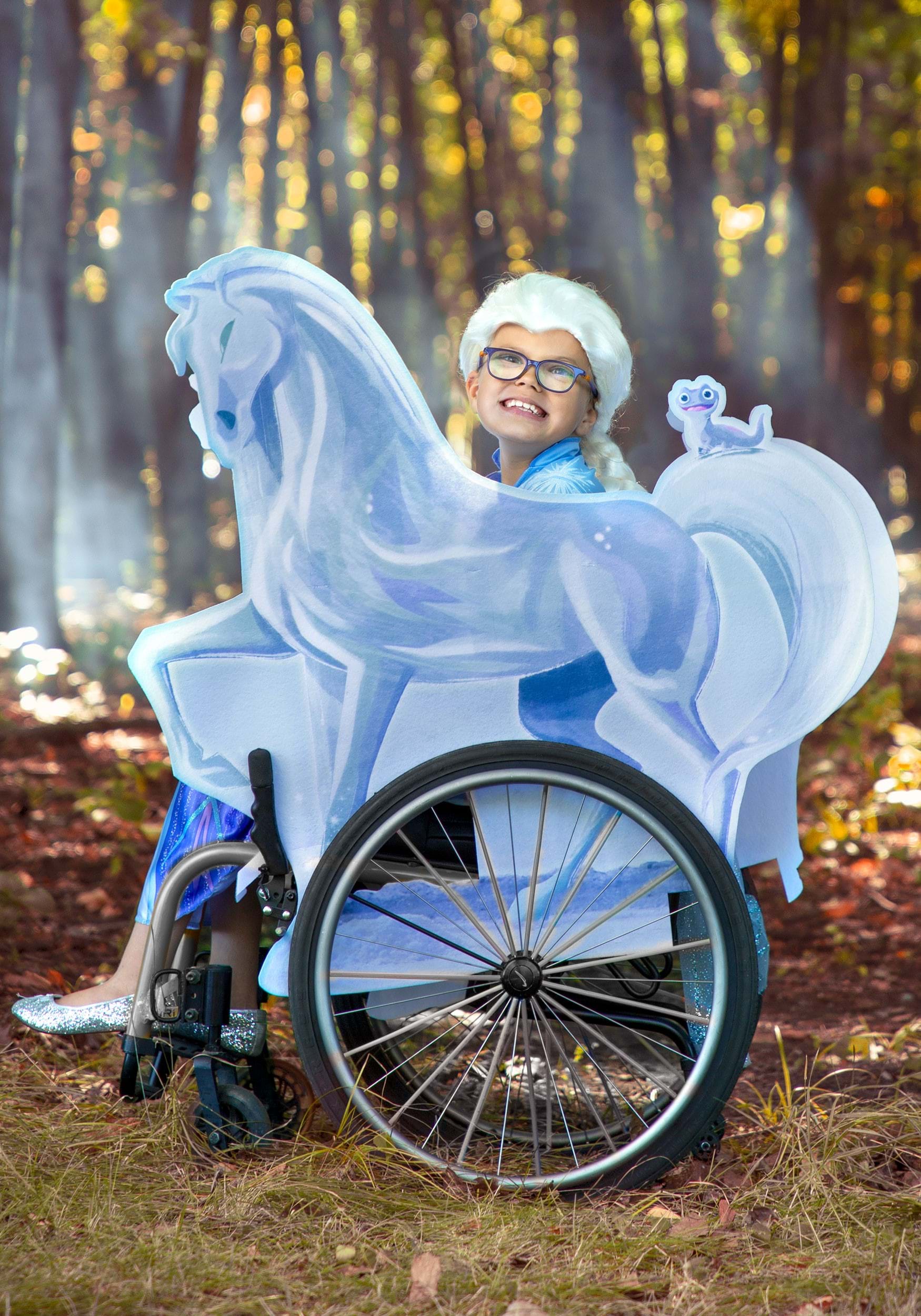 Photos - Fancy Dress Ice Disguise Frozen  Nokk Adaptive Wheelchair Cover Costume Blue/White 
