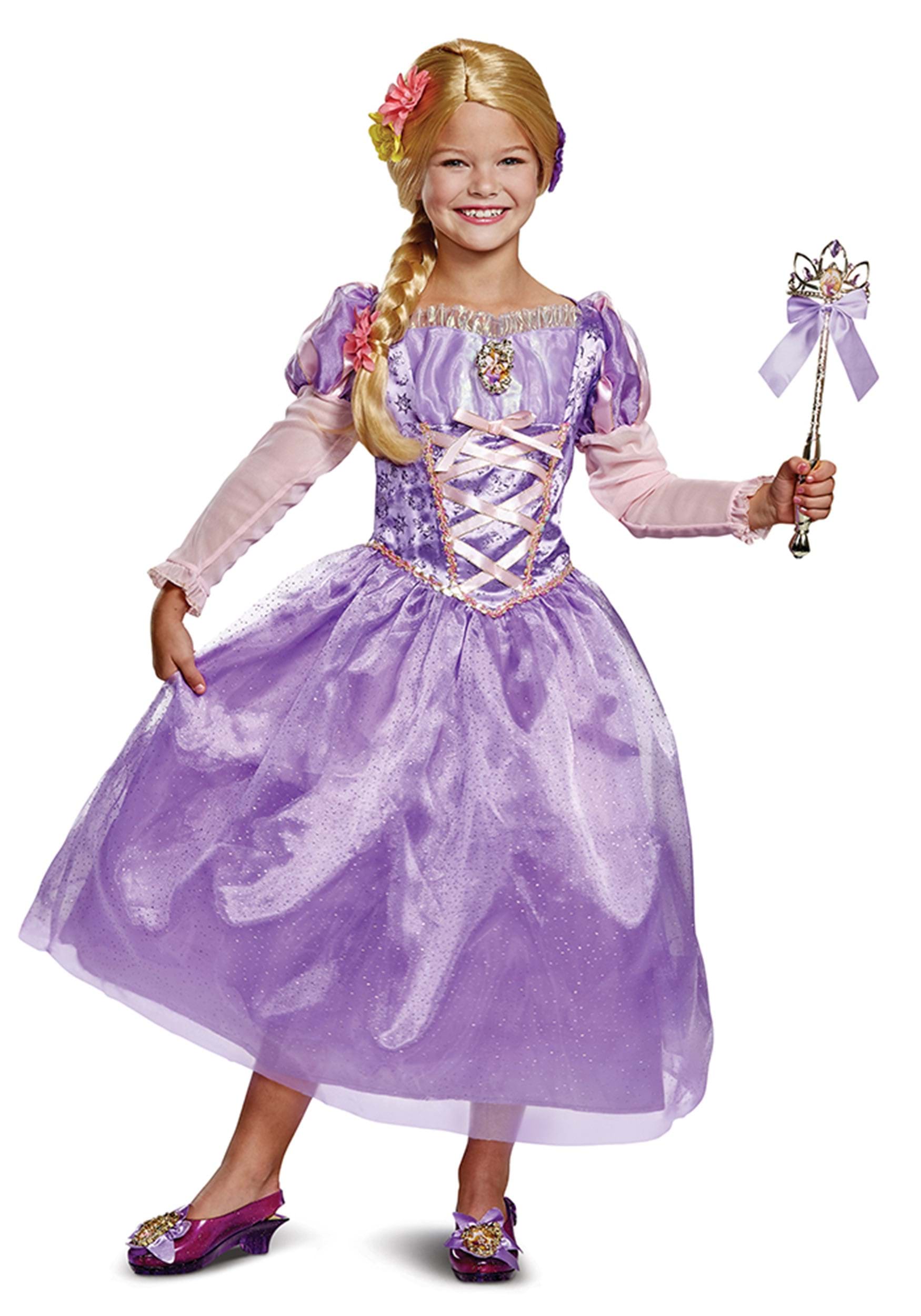 Tangled Rapunzel Deluxe Girls Costume