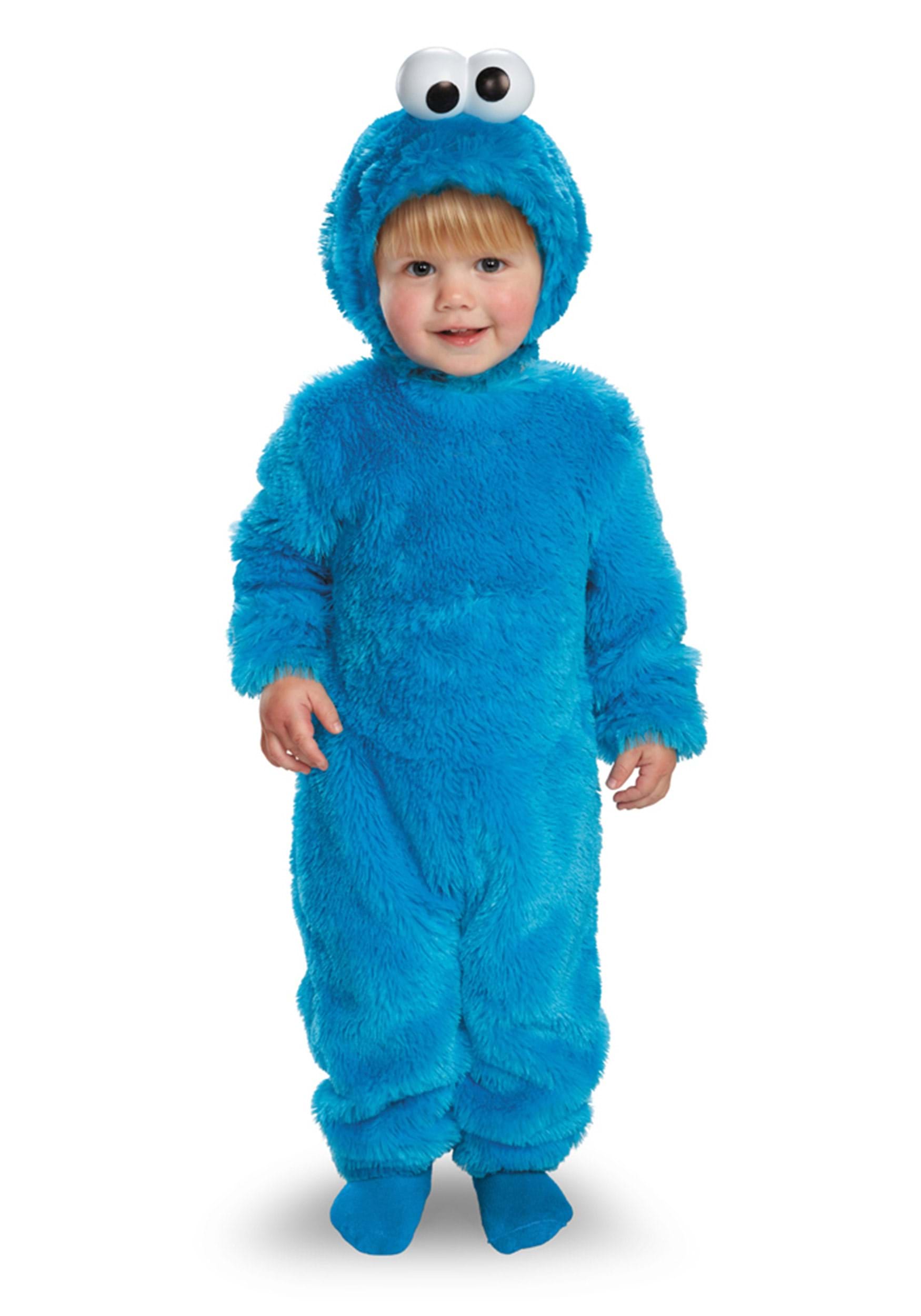 Toddler Cookie Monster Costume w/ Light-Up Eyes