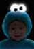 Cookie Monster Costume w/ Light-Up Eyes Alt 1