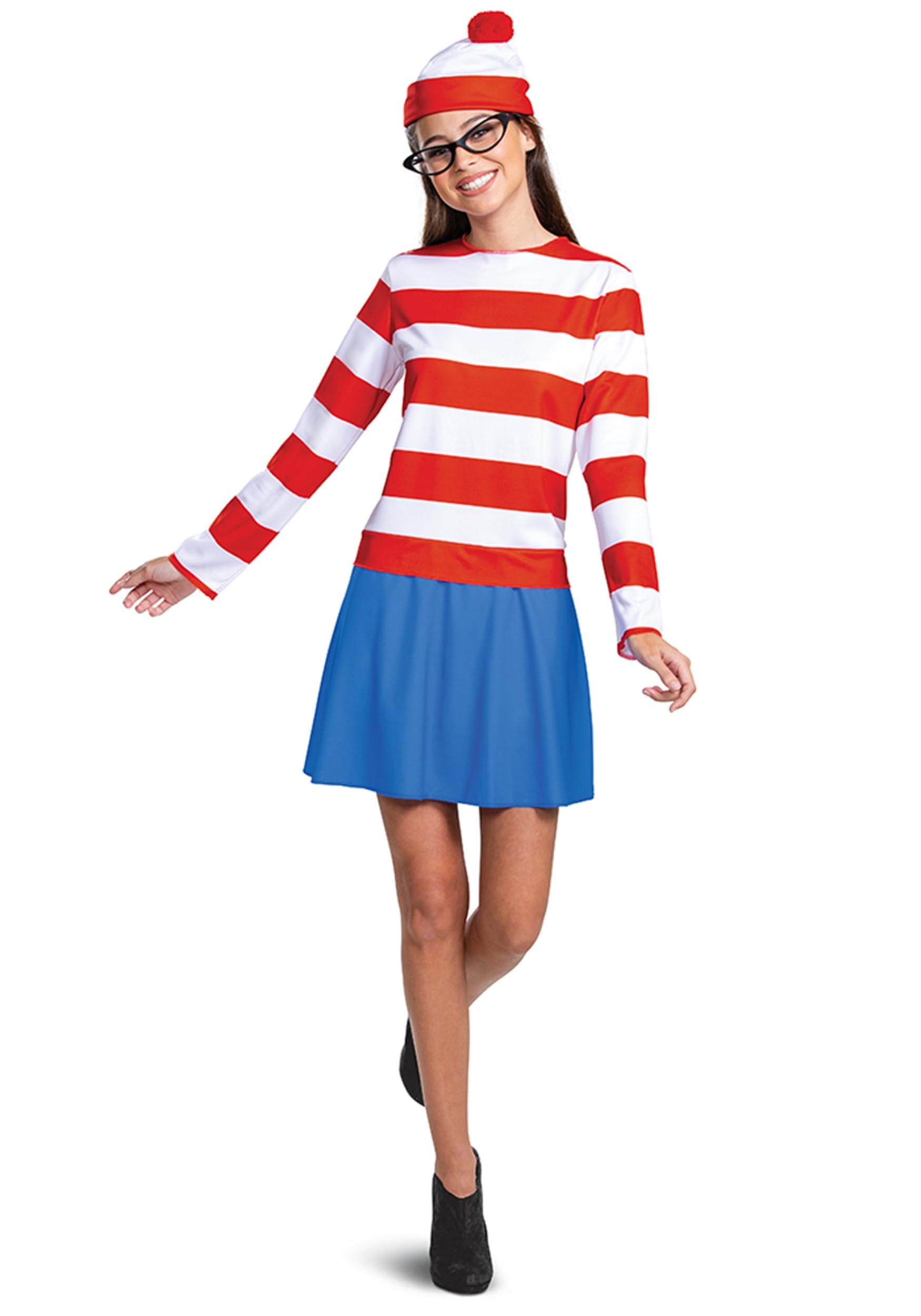Photos - Fancy Dress Classic Disguise  Where's Waldo Adult Wenda Costume | Where's Waldo Costume 
