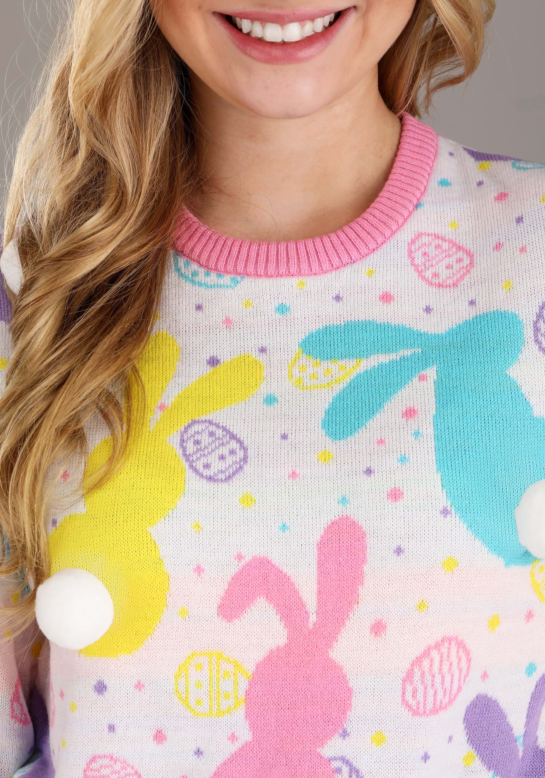 Easter Bunny Adult Ugly Sweater