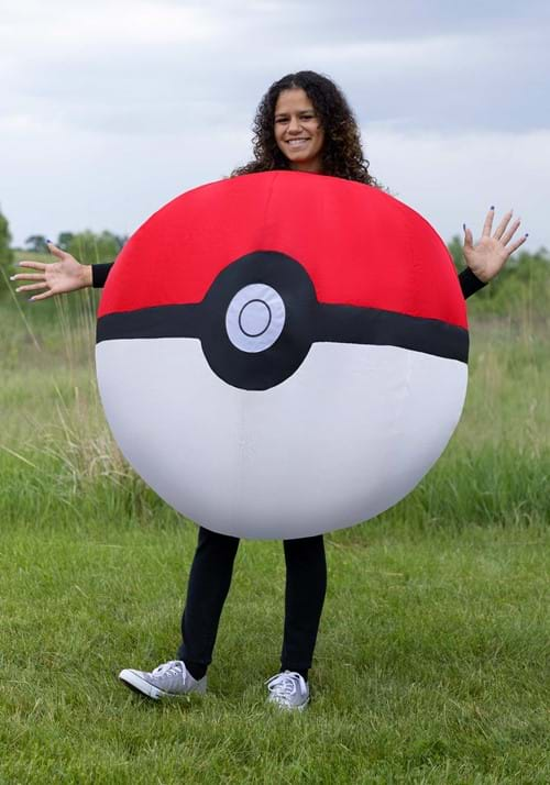 Inflatable Poke Ball Adult Costume