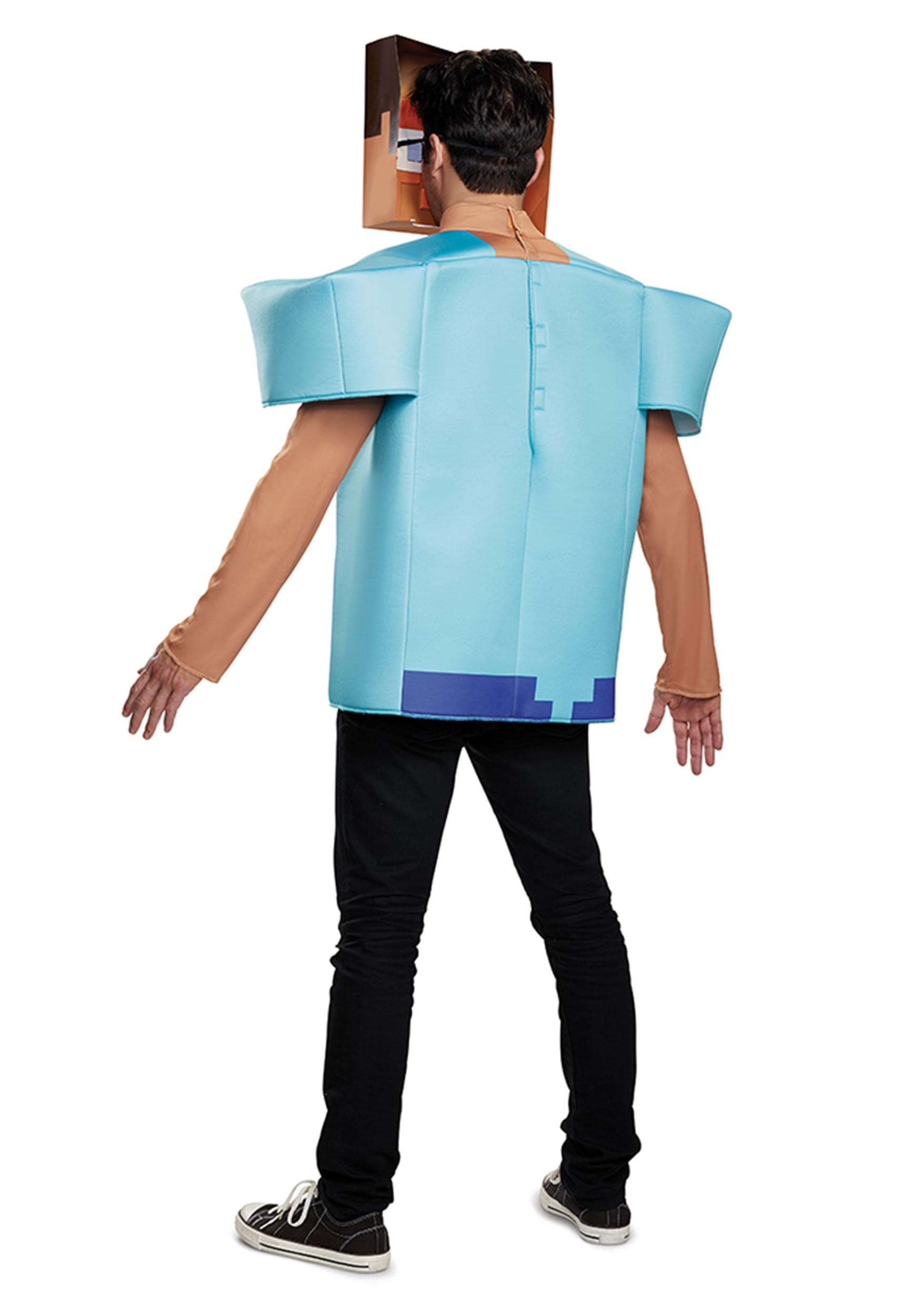 Video Game Minecraft Steve Classic Child Costume Long Sleeve Tunic Halloween 