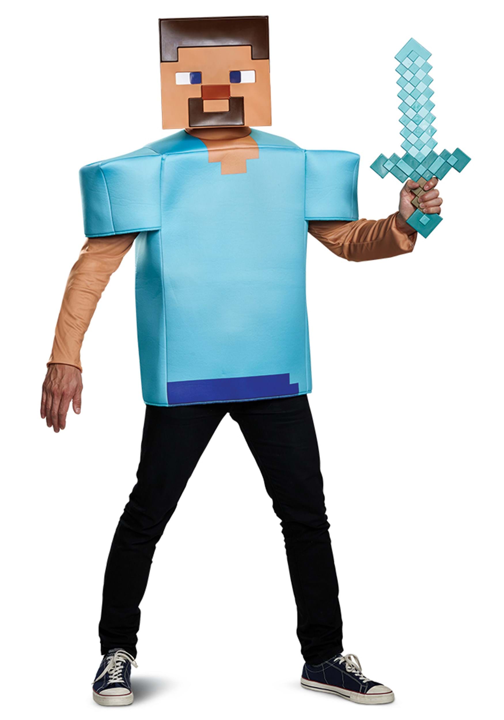 Adult Steve Minecraft Costume | Minecraft Costumes