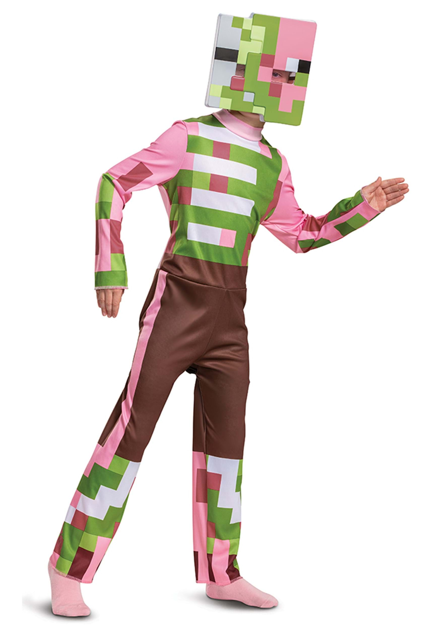 Boy's Classic Minecraft Skeleton Costume