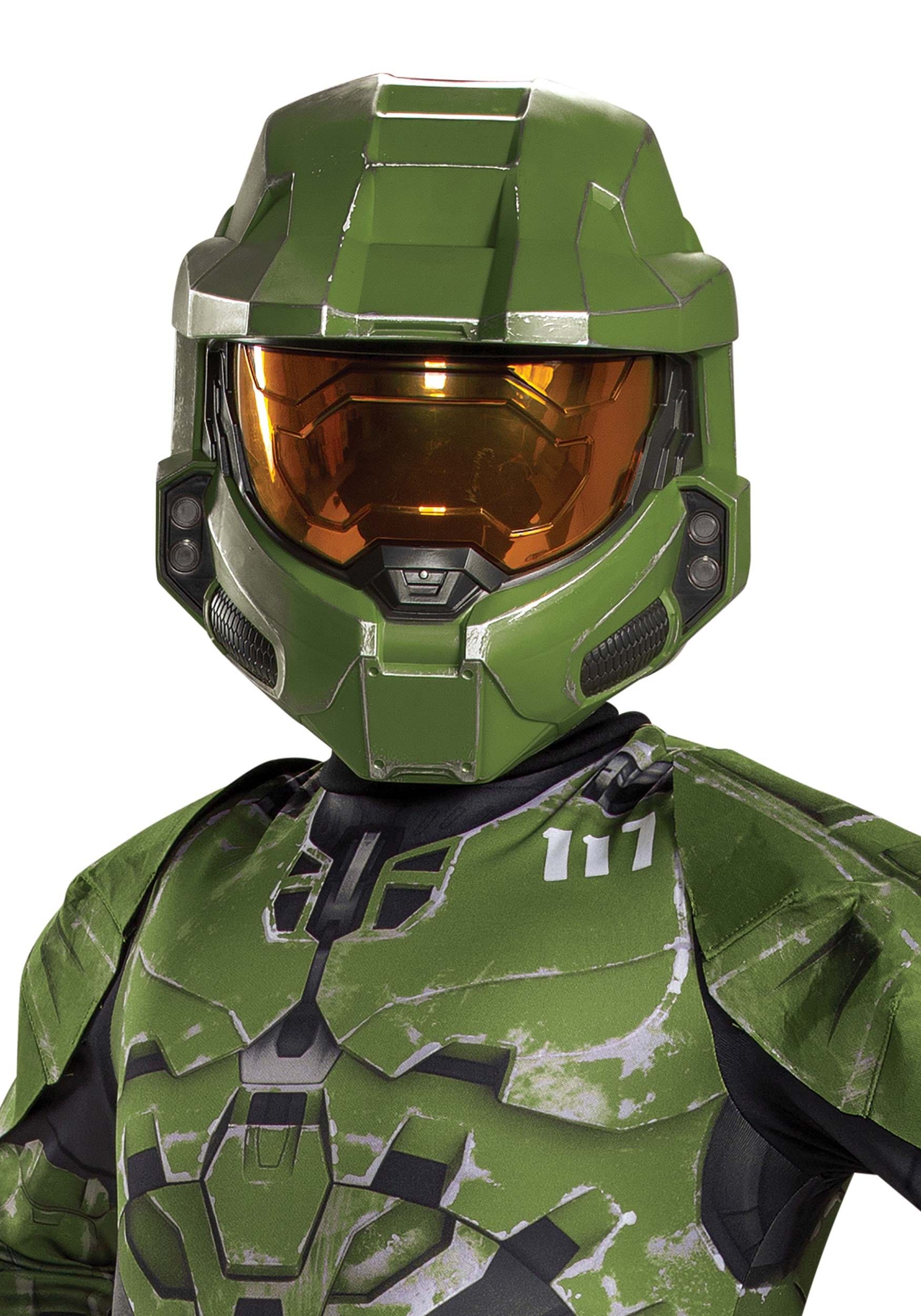 Halo Infinite Master Chief Full-Face Kids Mask