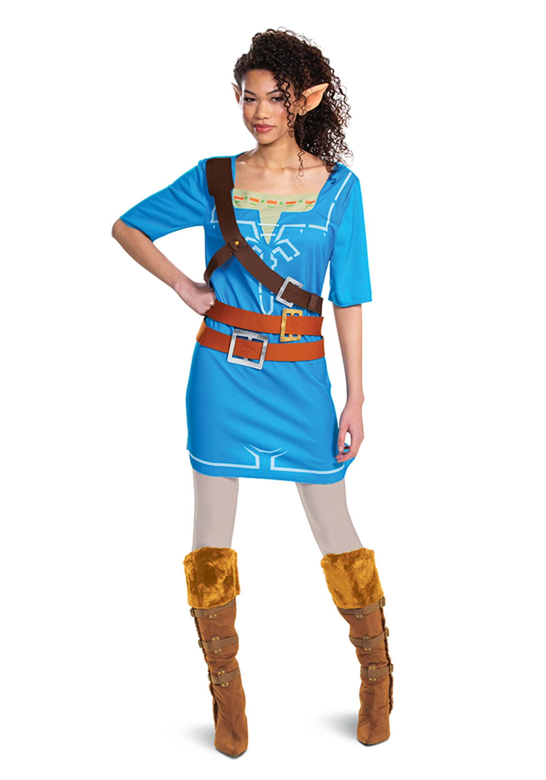 Photos - Fancy Dress Classic Disguise Link Breath of the Wild  Adult Costume Brown/Blue DI11 