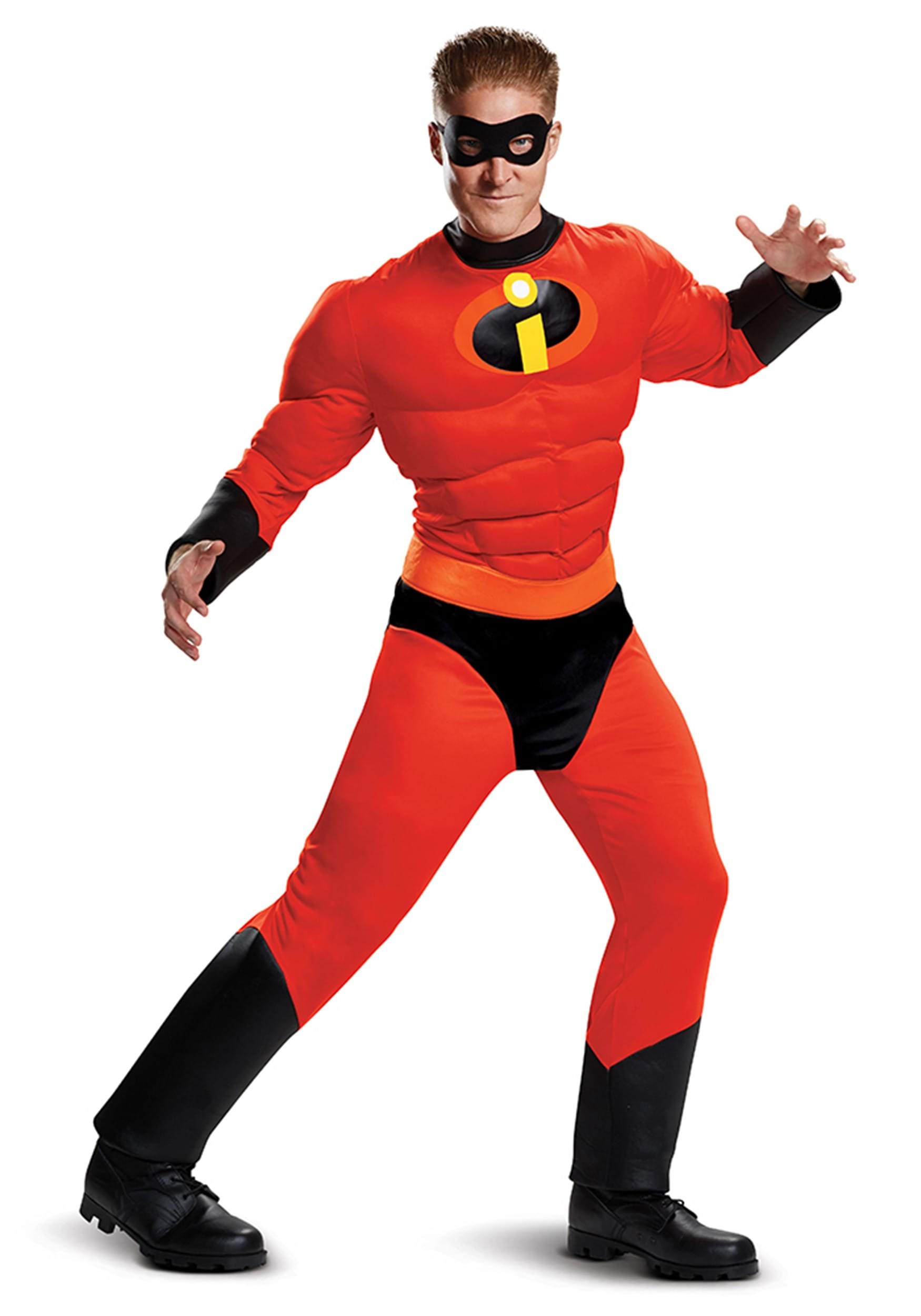 Photos - Fancy Dress Classic Disguise Adult Mr. Incredible  Costume | Disney Costumes Black/ 