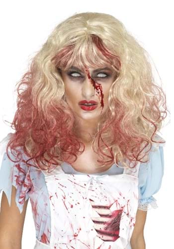 Adult Blonde Bloodstained Wig