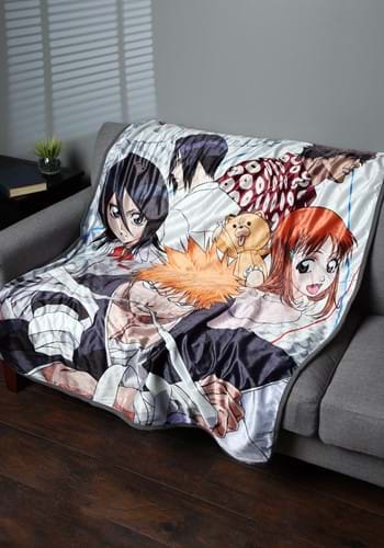 Bleach Group Sublimation Throw Blanket for Adults_Update