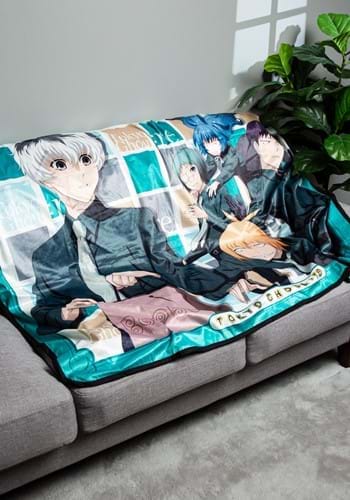Tokyo Ghoul Re Group Sublimation Throw Blanket for Adults_up
