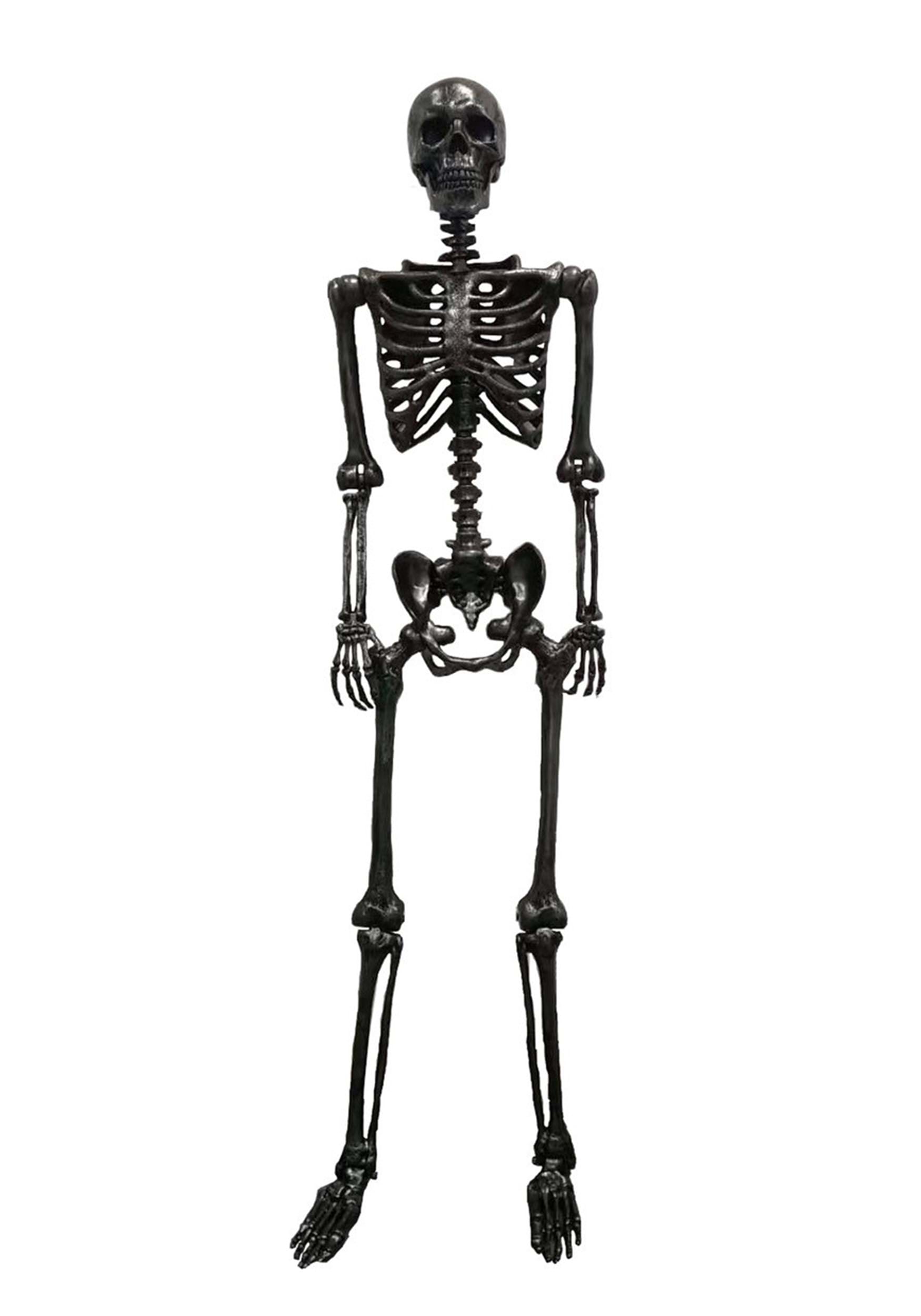 24 Inch Halloween Gun Metal Skeleton | Skeleton Decoration