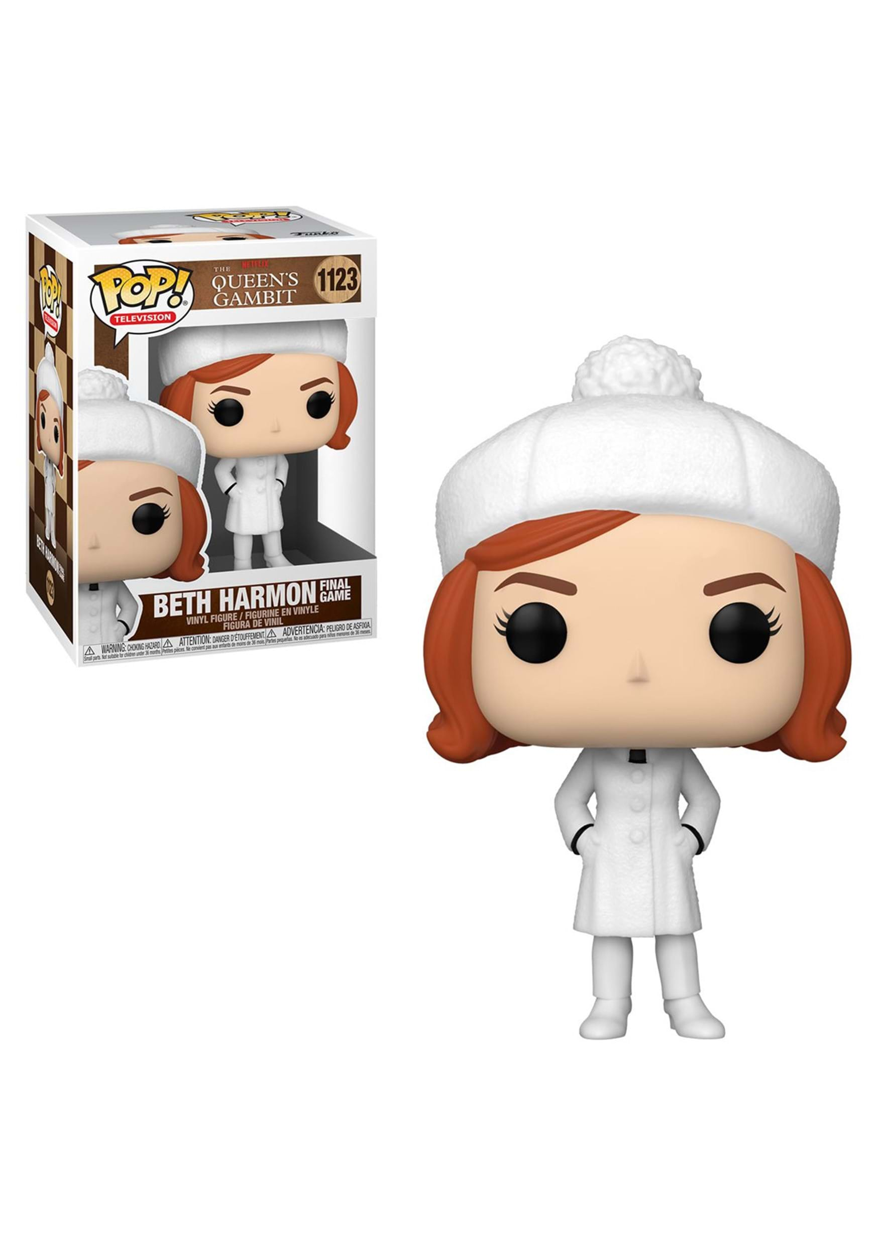 Funko Pop Series TV Gambito de Dama Queens Gambit Beth Harmon con Torre