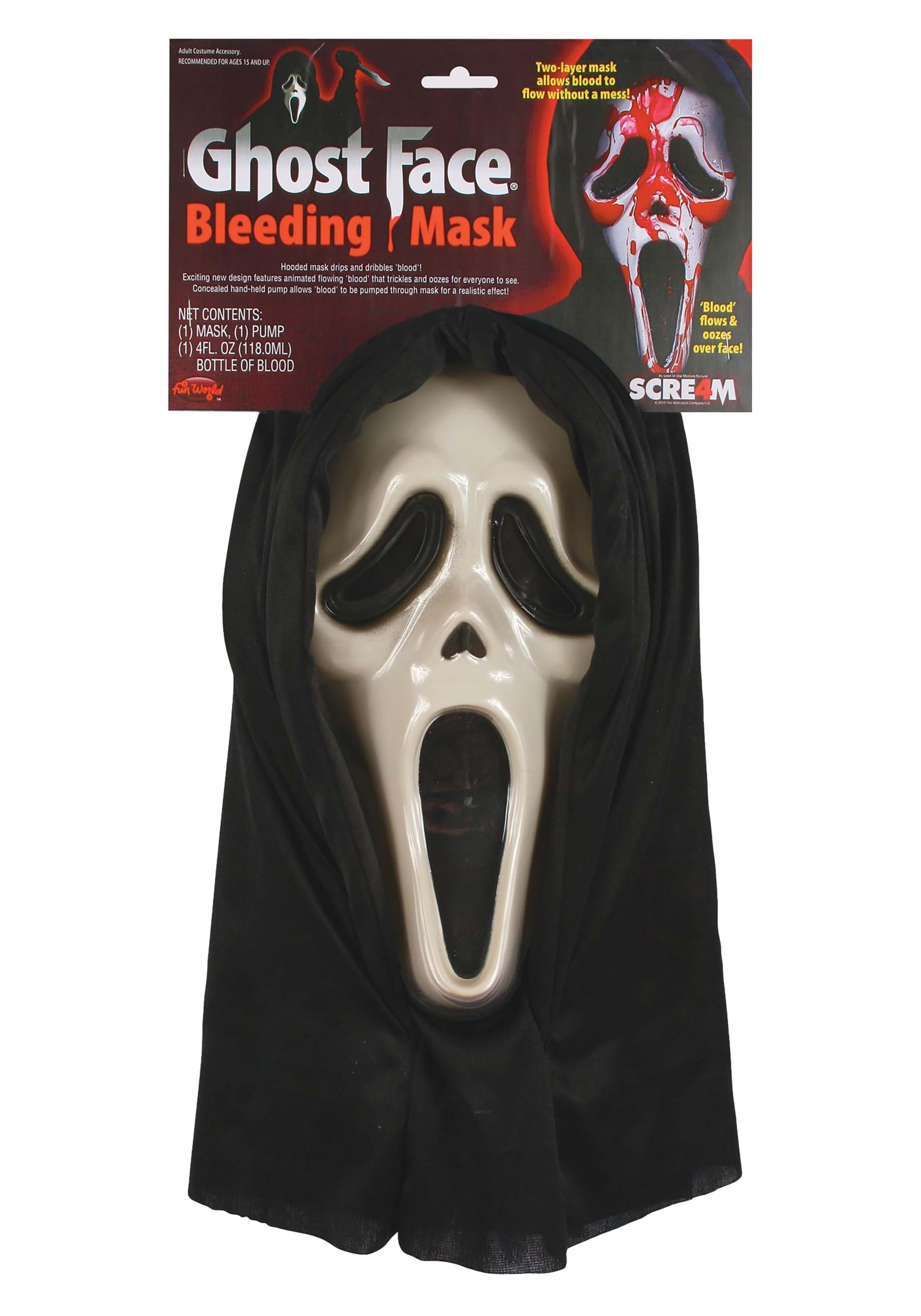 Scream Ghost Face Mask And Knife Set