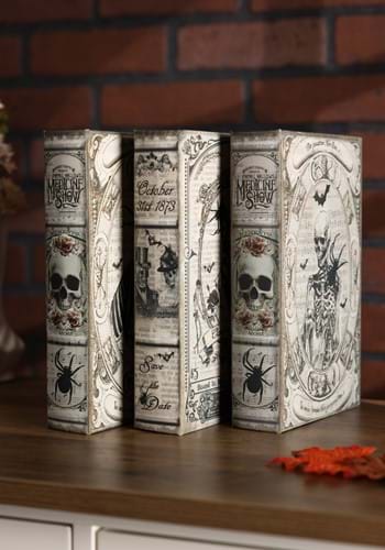 Three 9 Inch Fright Night Book Boxes Set