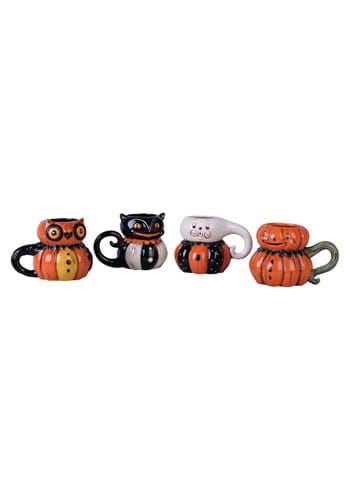 Set of 4 Johanna Parker Halloween Mugs