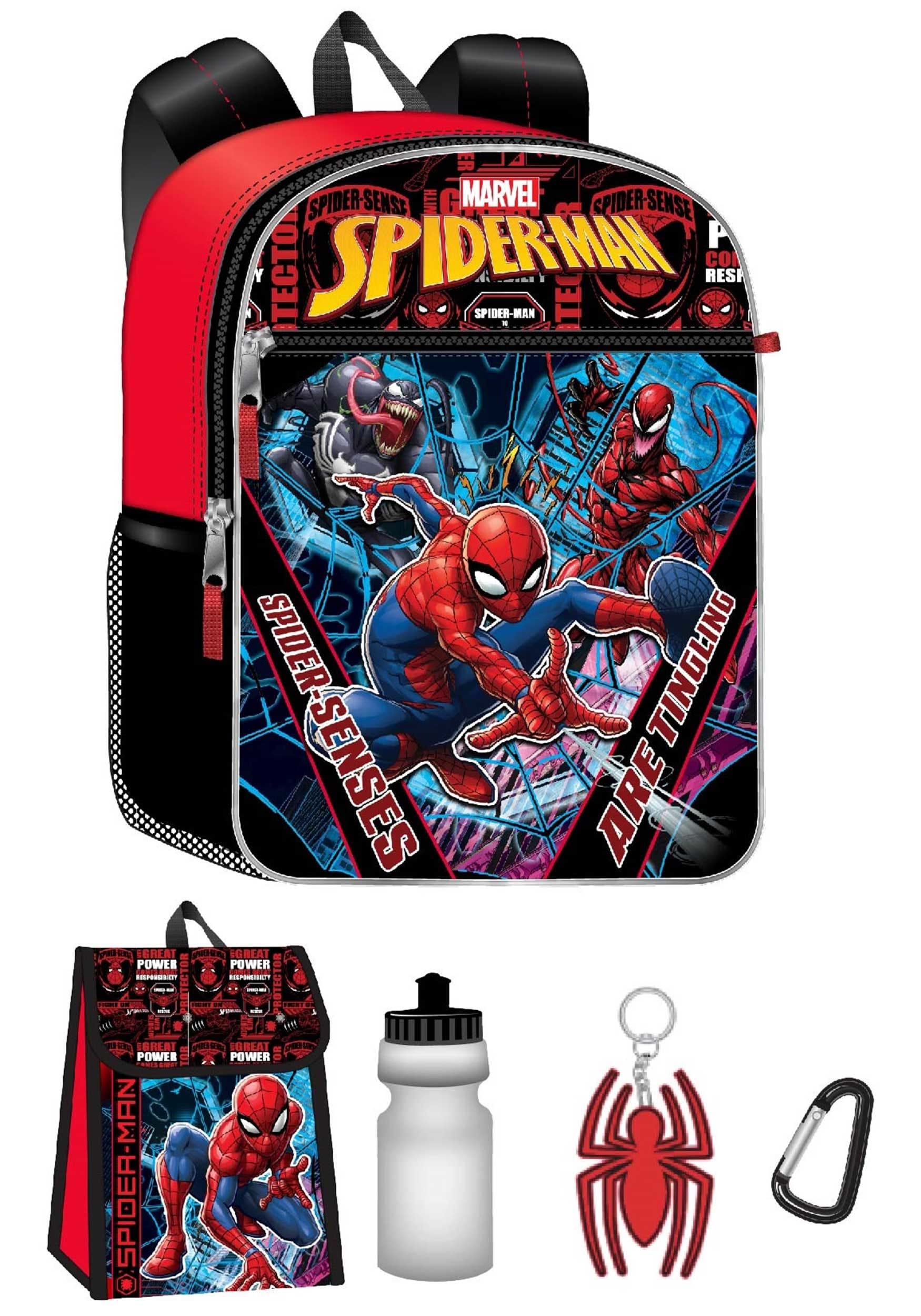 Spider-Man 5 Piece Backpack Set