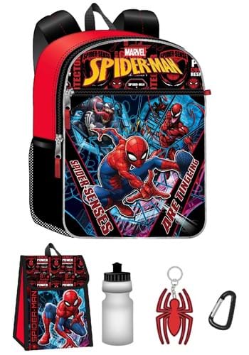 Spider Man 5 Pc Backpack Set