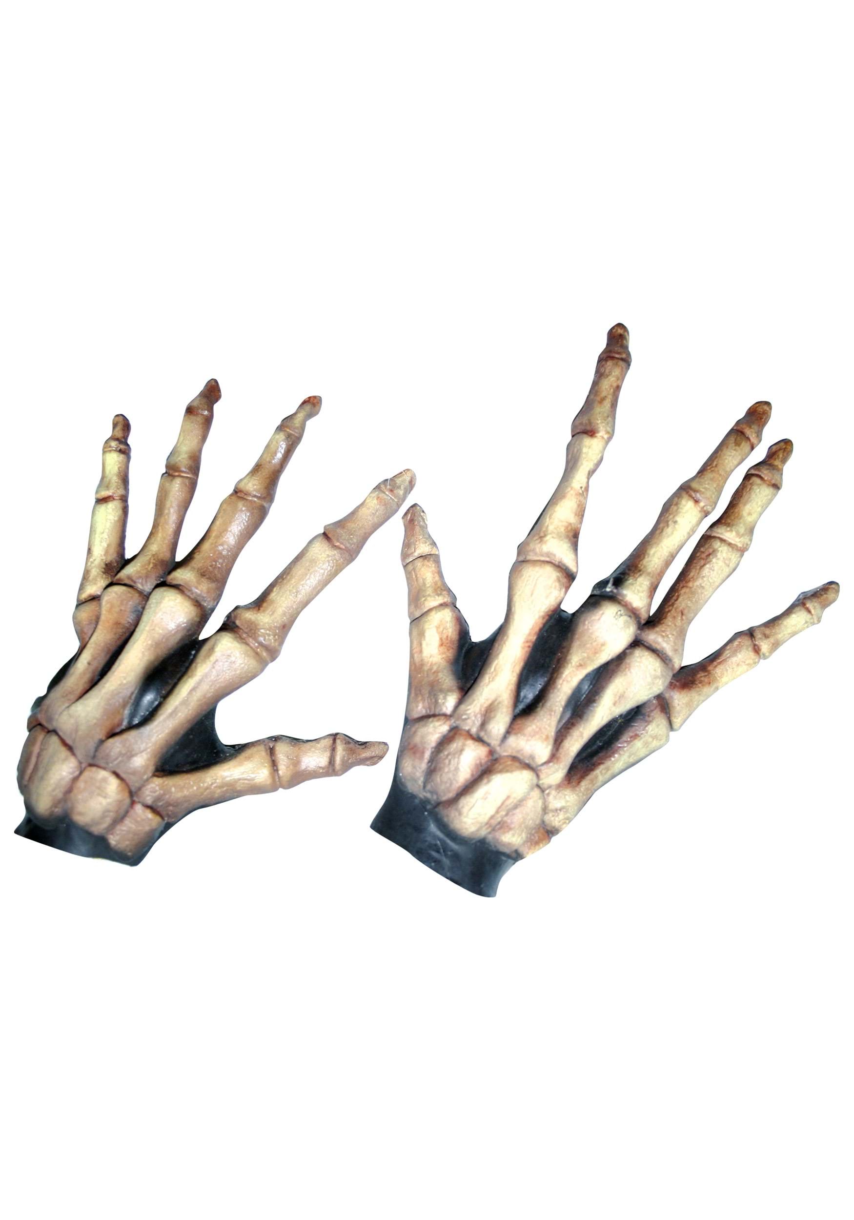 Large Bone Colored Skeleton Hands