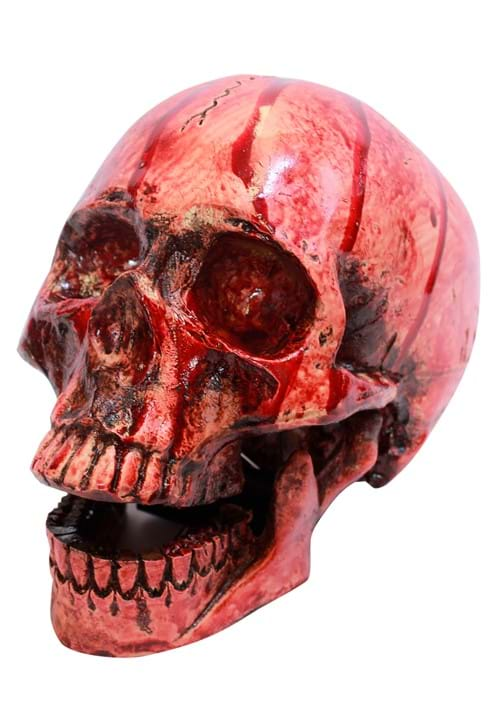 Bloody Resin Skull Prop