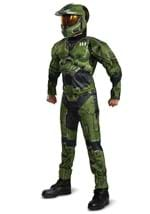 Halo Infinite Master Chief Kid's Muscle Costume Alt 2