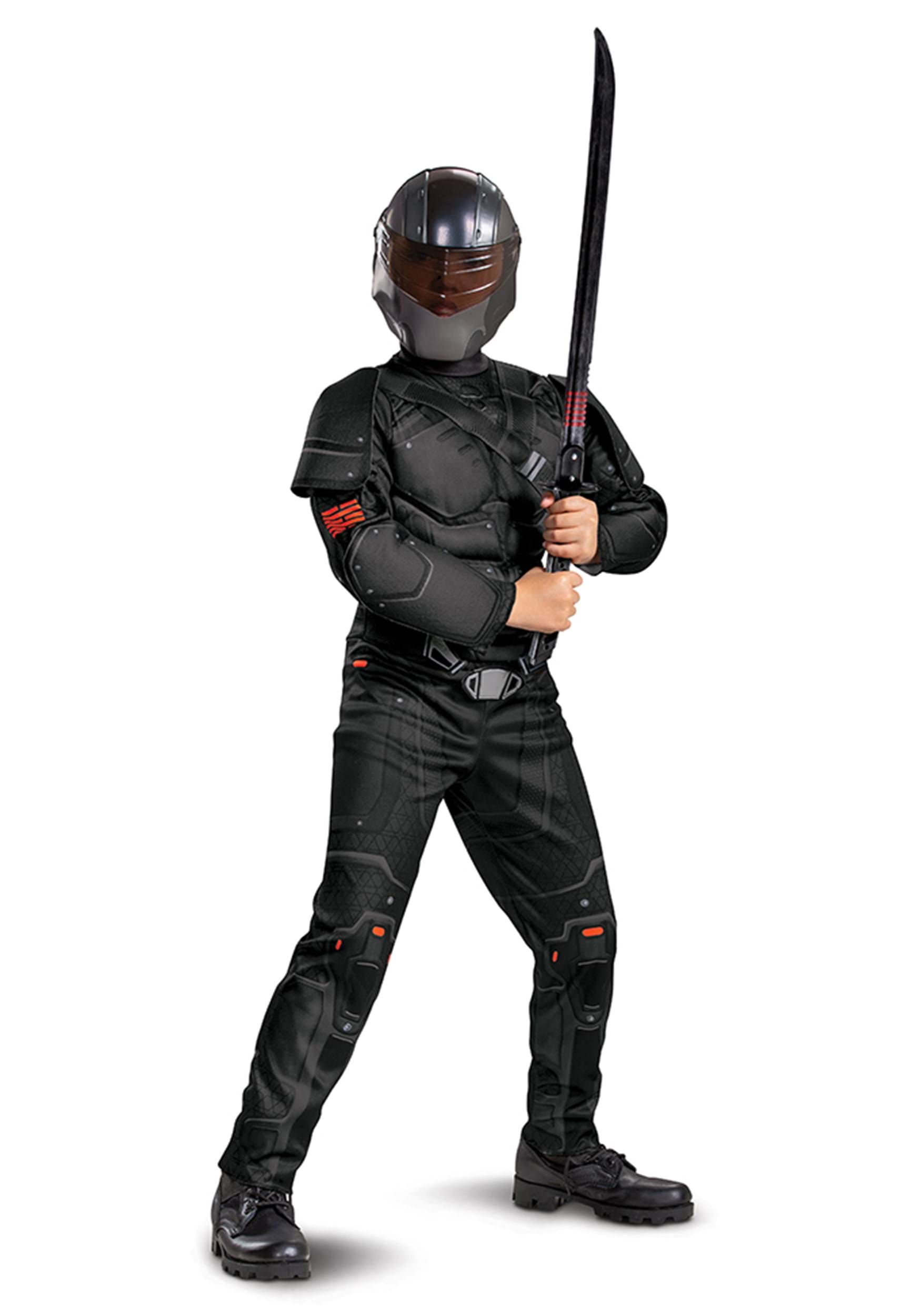 Photos - Fancy Dress Deluxe Disguise Snake Eyes Movie  Boys Costume Black/Gray DI104609 