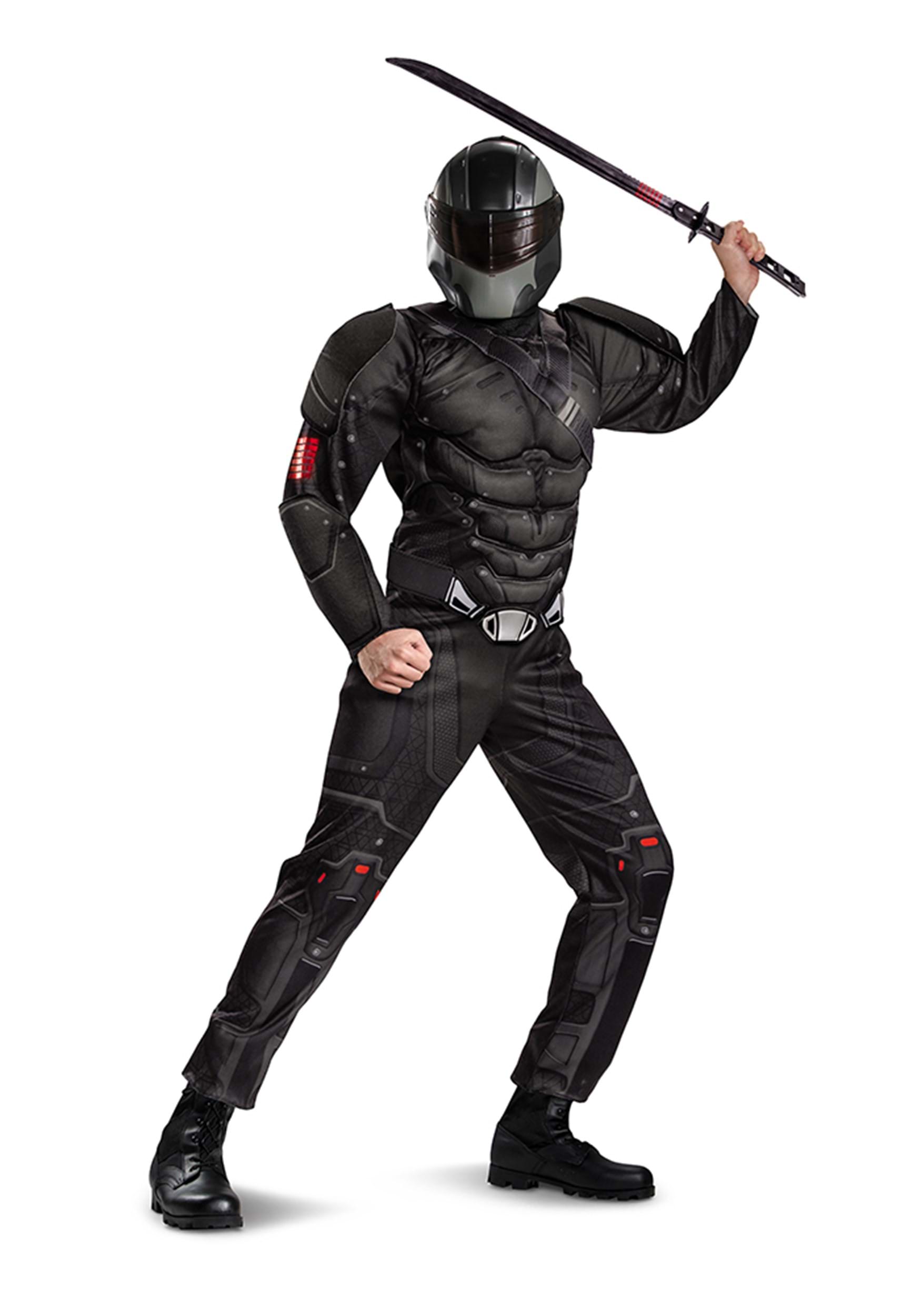 Photos - Fancy Dress Disguise Adult Snake Eyes Movie Costume | Ninja Costumes Black/Gray DI