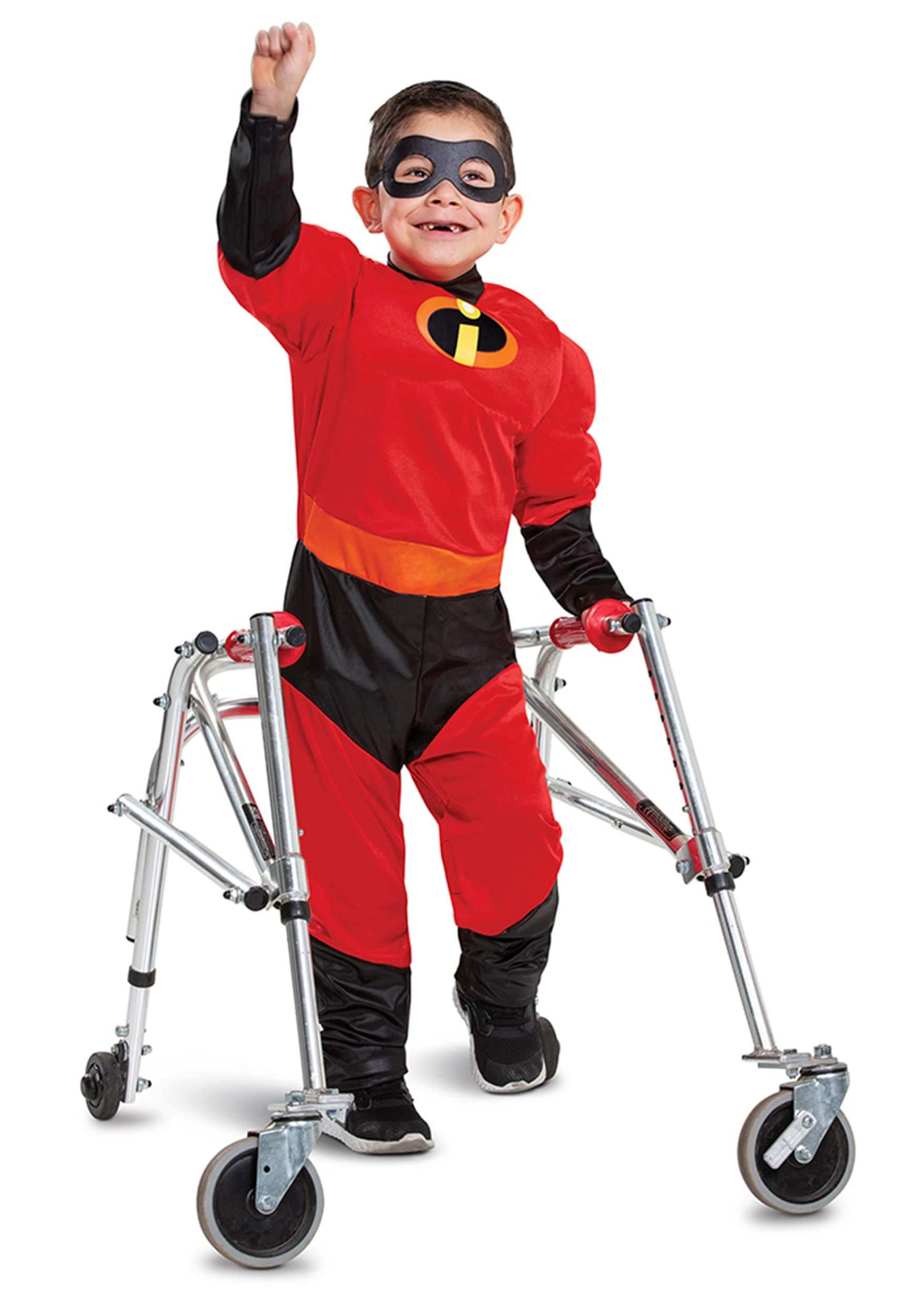 Photos - Fancy Dress Disguise Kids Incredibles Dash Adaptive Costume Black/Red DI120519