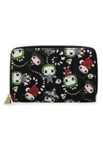 Pop by LF Beetlejuice AOP Ziparound Wallet Alt 1