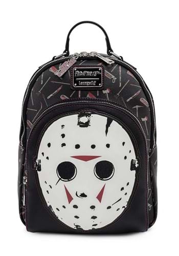 Loungefly Friday the 13th Jason Mask Mini Backpack-0