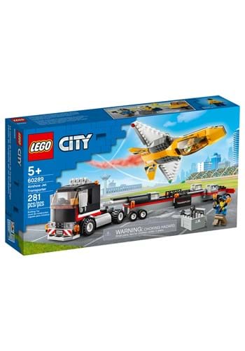 lego city great vehicles airshow jet transporter