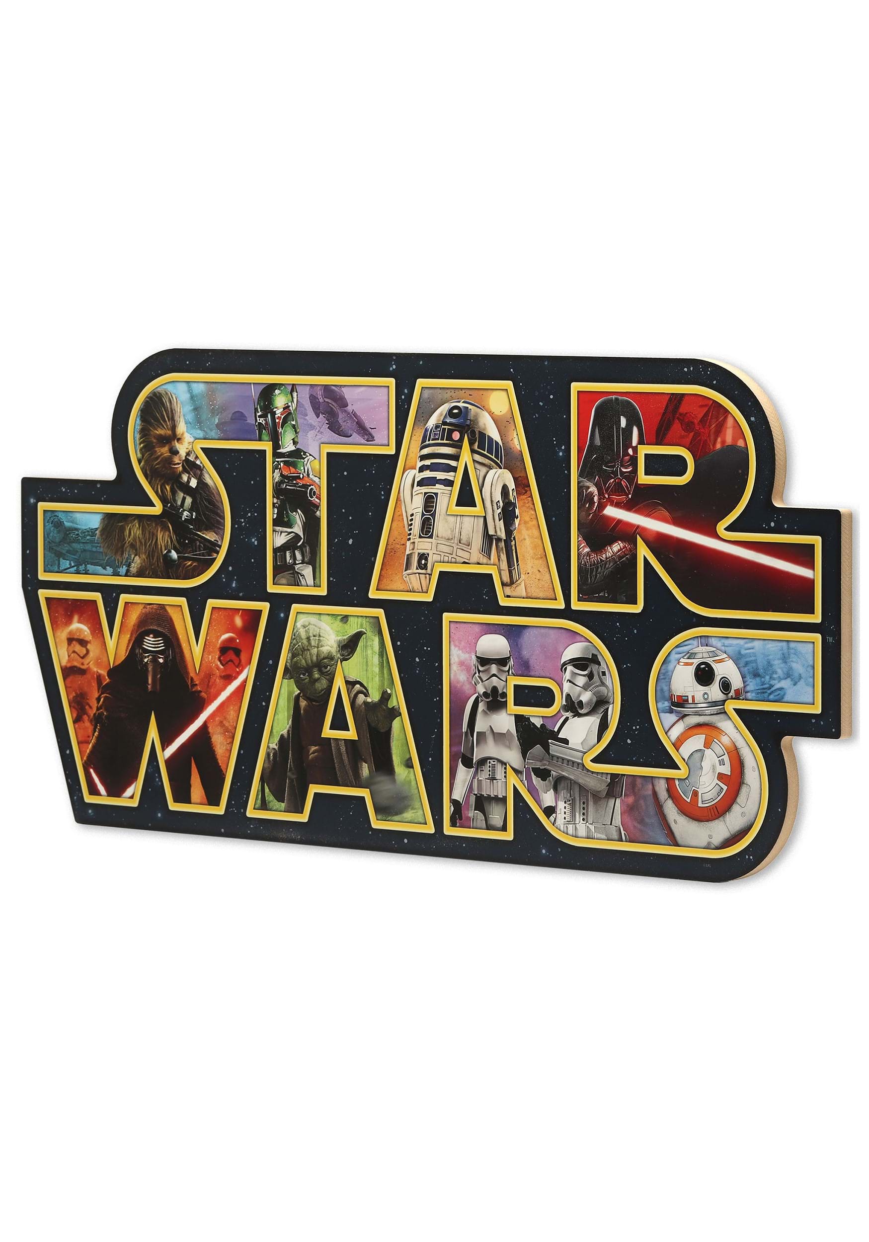 Wall Decoration: Star Wars Logo Collage