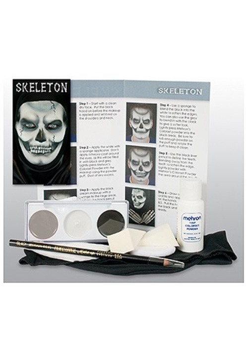 Skeleton Makeup Character Kit