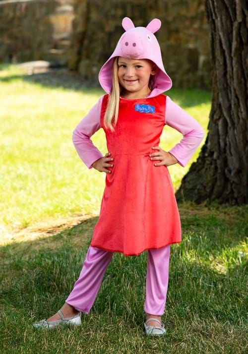 Peppa Pig Girls Long Sleeve Costume-2