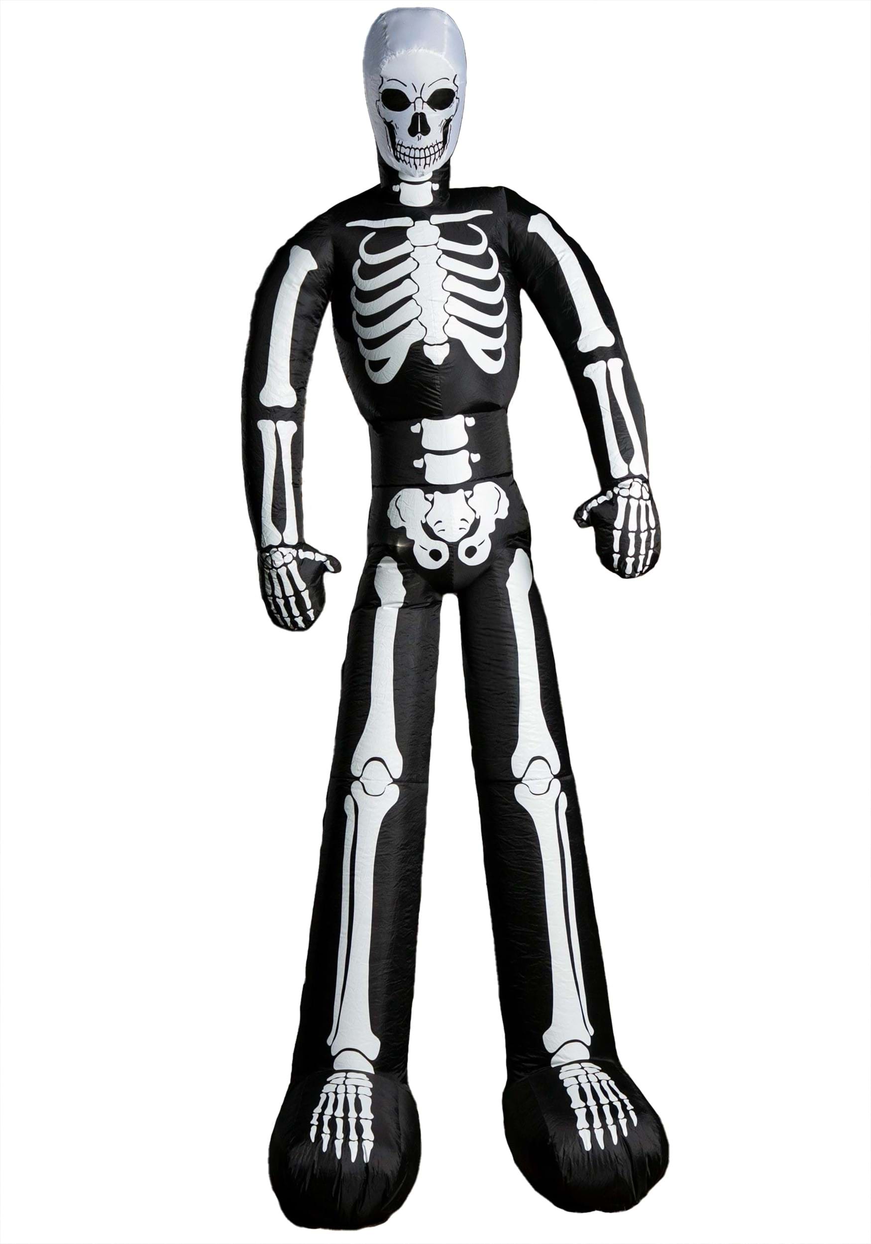 12 Foot Inflatable Skeleton Prop | Inflatable Halloween Decorations
